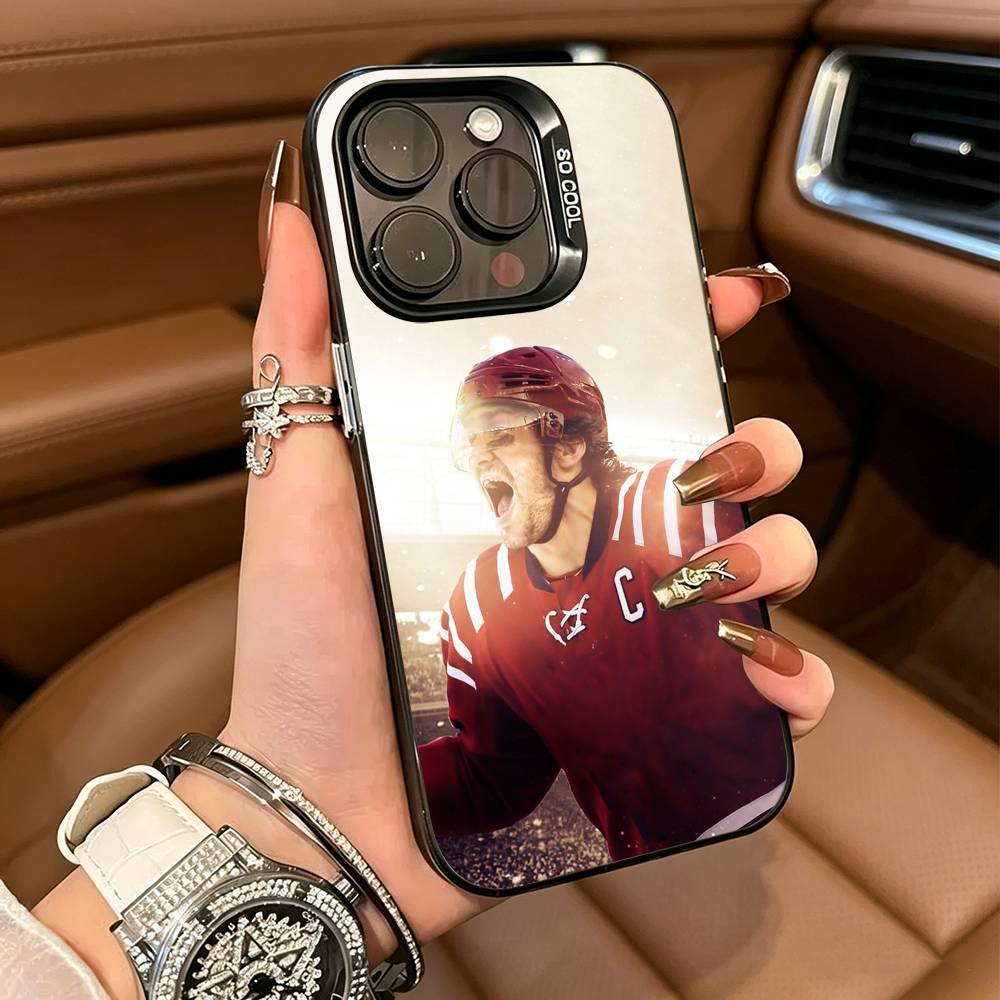 A-Alexander Ovechkin 8 Phone Case For iPhone 17,16,15,14,13,12,11 Plus Pro Max Colored Silver Phone Case