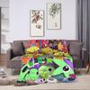 Smiling Friend Games Blanket  Airplane Travel Flannel Throw Blanket For Living Room Super Soft Design Quality Bedspread