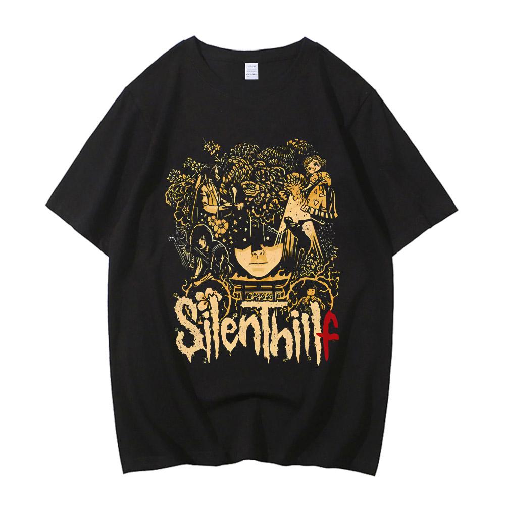 

Silent Hill F TShirt Unisex High Quality Cotton Silent Hill Japanese Style Shirt Lover Tee Fashion Tops Short Sleeve Loose 4XL