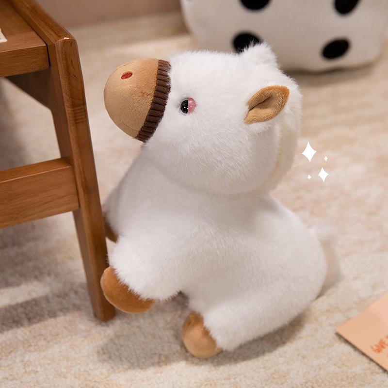 New Real Life Horse Plush Dolls Stuffed Animal High Quality Super Realistic Horse Plush Toys Classic Birthday Gift