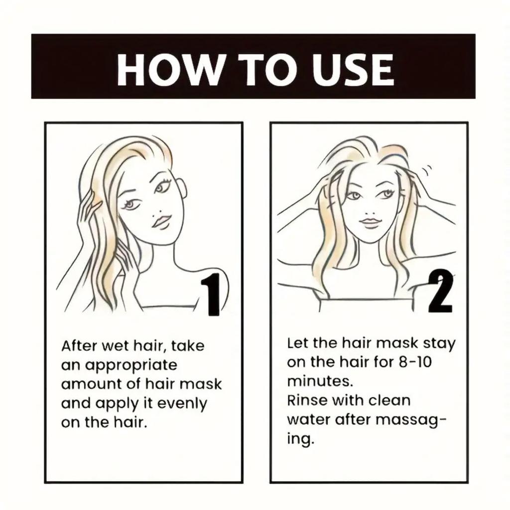 Repairing Hair Mask No Steaming Silky Perming And Dyeing Hair Care Moisturizing And Hydrating Hair Mask Hair Care