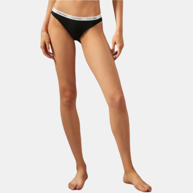 Calvin Klein Letter Jacquard Comfortable Triangle Underwear 3-Pack Women Underwear QP3266O-D4H