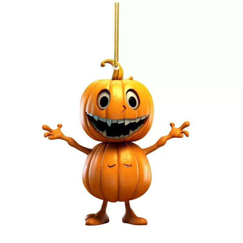 10 st Halloween pumpa träd prydnad bil dekorationer fest hängande dekorationer