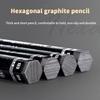 Hexagonal Graphite Stick for Drawing Sketch Shading Pencils Artist Sketching Black Charcoal Chalk Student Art Painting Supplies