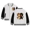 Boys' 2026 Fleece-Lined Baseball Jacket for Spring and Autumn
