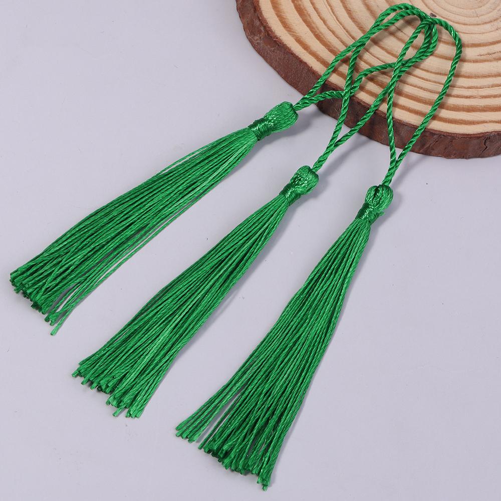 30-100pcs/lot Colorful Polyester Silk Tassel Fringe Cotton Tassels Trim For Sewing Curtains Accessories DIY Bookmark Decoration