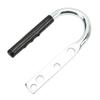 Trailer Coupler Lift Handle Galvanized Steel Rubber Tongue Handle for RV Caravan Boat