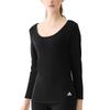 AP2646 Innerwear with One Long Black Women's Point, Warm, Autumn/Winter, Sleeves,