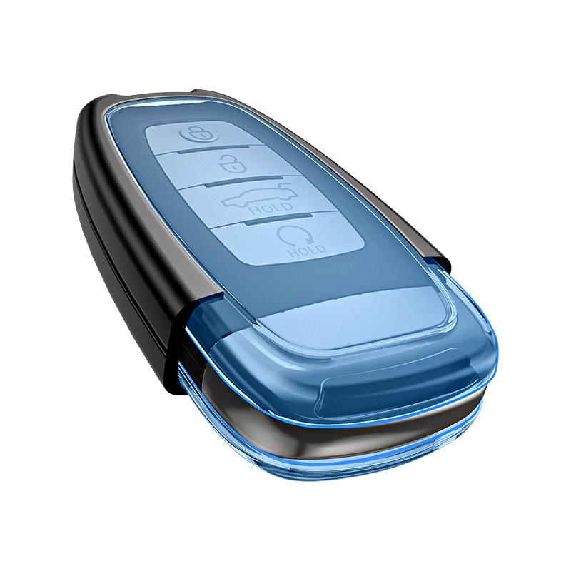 New Hongqi H5 Aluminum Alloy Car Key Case with Full Coverage
