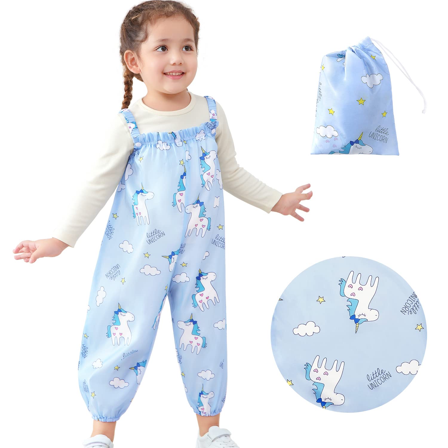 

Песочница Регулируемая Совместимость с 80 см Единорог Pattern Sand Play Дождевая вода Водяная детская комната Выход на улицу 80 см [Litchii Guusii] Игровая одежда, одежда, комбинезон, - светло-синий