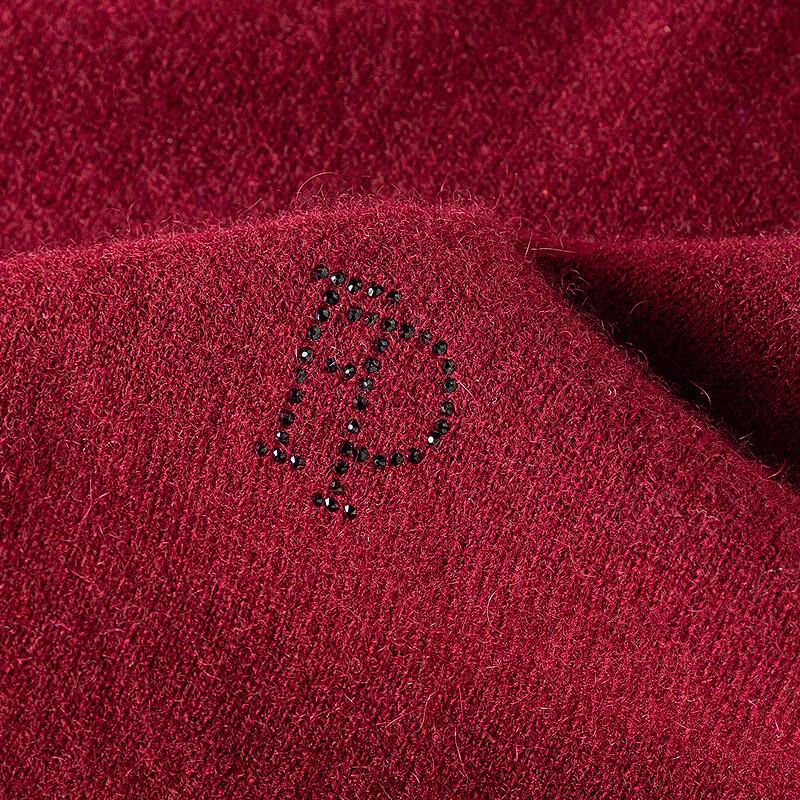 FAPAI Men's Round Neck Cashmere Blend Sweater