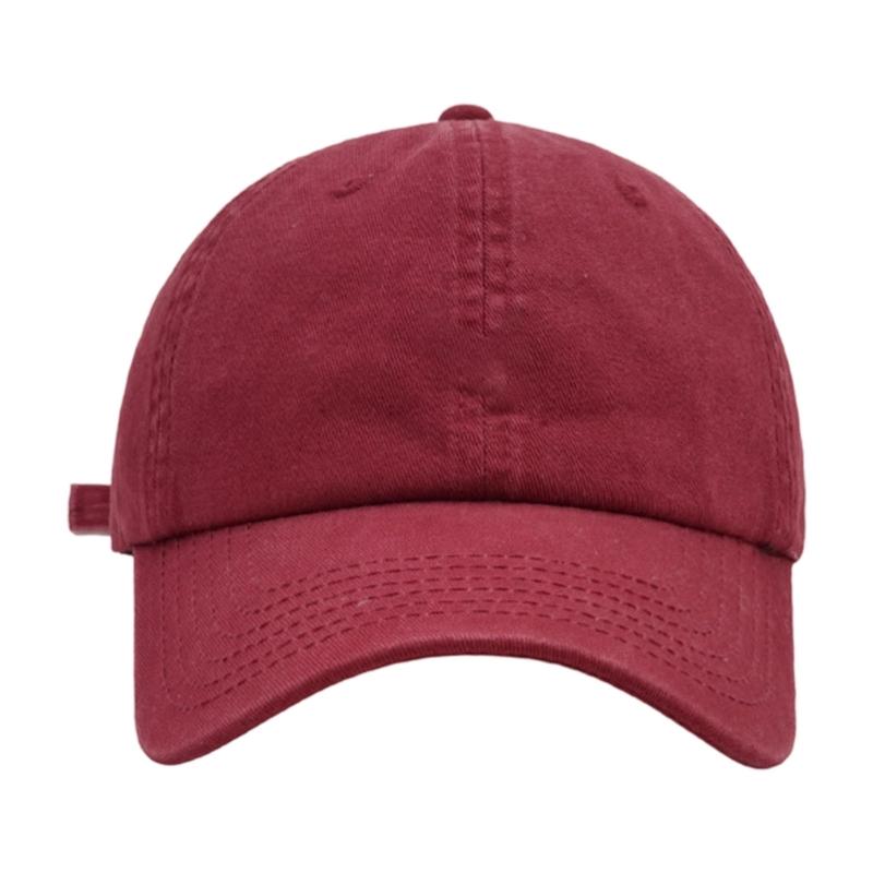

Embroidered Cotton Baseball Hat With Modifiable Ending Unisex Casual Hat For Outdoor And Street Fashion красный