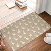 1PC Pink Leopard Pattern Kitchen Rug Non-Slip Door Mats Pop Design Bathroom Rug Bath Mat Carpet for Home Sink Laundry Decor