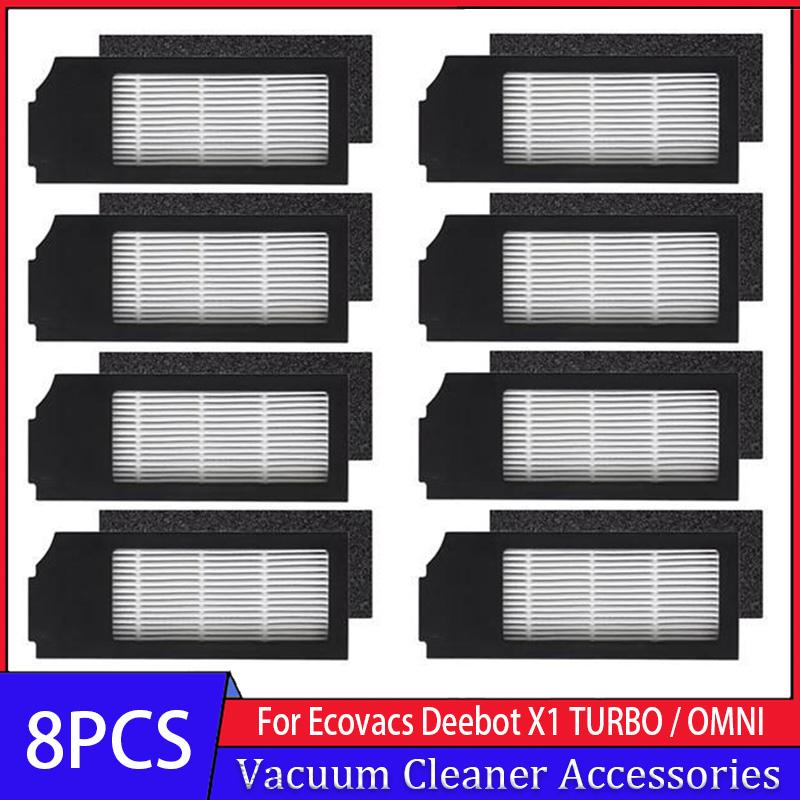 New Dust Box Dust Bin Container Parts For ECOVACS Deebot X1 TURBO/OMNI Vaccum Cleaner Dustbin Box with Filter Accessories