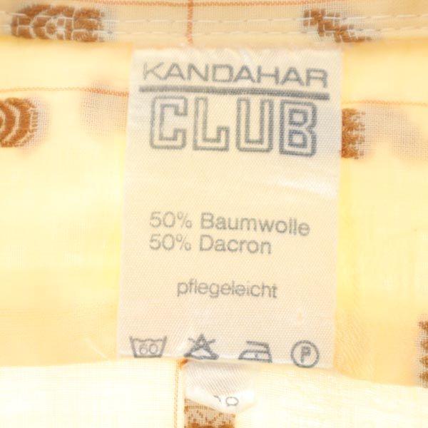 KANDAHAR CLUB 70s Vintage Euro Whole pattern embroidery Long sleeve shirt Men's Used
