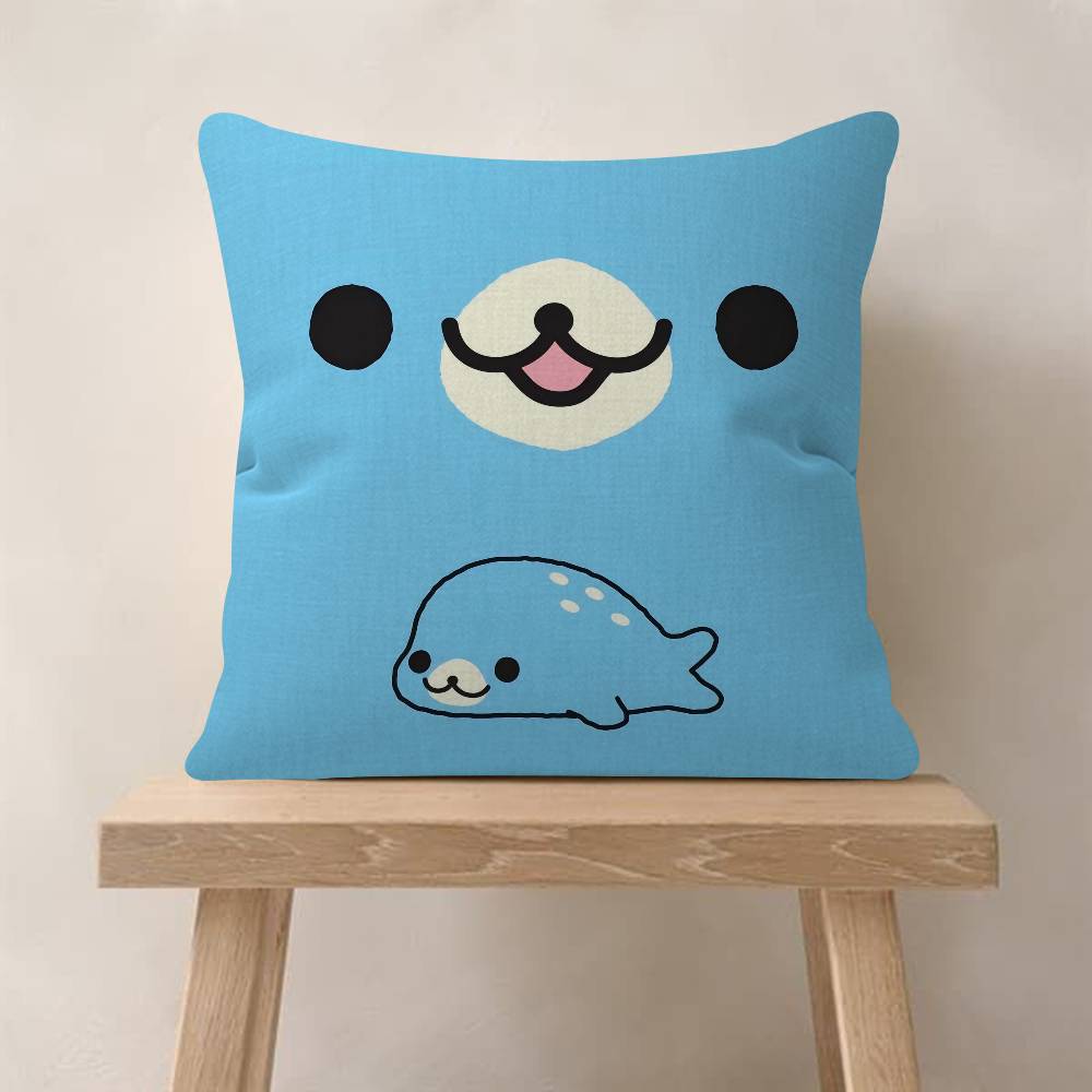 Kawaii Cartoon Mamegoma Anime Personalized Pillow Dust Cover Bedroom Kids Party Decoration Pillowcase Birthday Children Gift