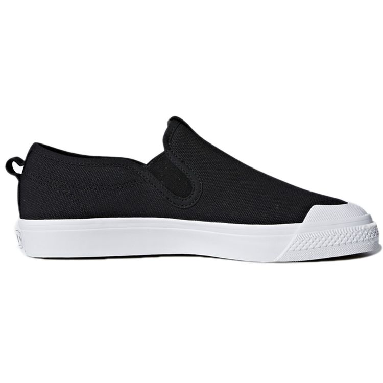 Adidas Originals Nizza Nazouvací Nízké Skate Boty Dámské Tenisky Černá Bílá CQ3104