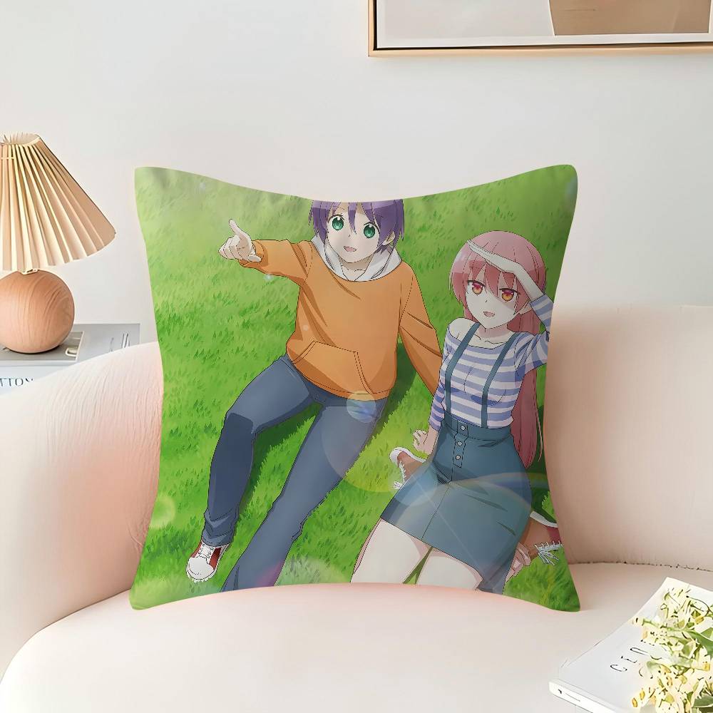 Anime T-TONIKAWA Over The Moon For You Ahornblatt-Design Kissenbezug Happy Autumn Harvest Deko Feiertagsdeko Kissenbezug