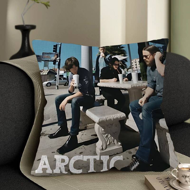 Vintage A-Arctic M-Monkeys Rock Band Pillow Cover For Bedroom Room And Living Room Sofa Decorative Cushion Cover