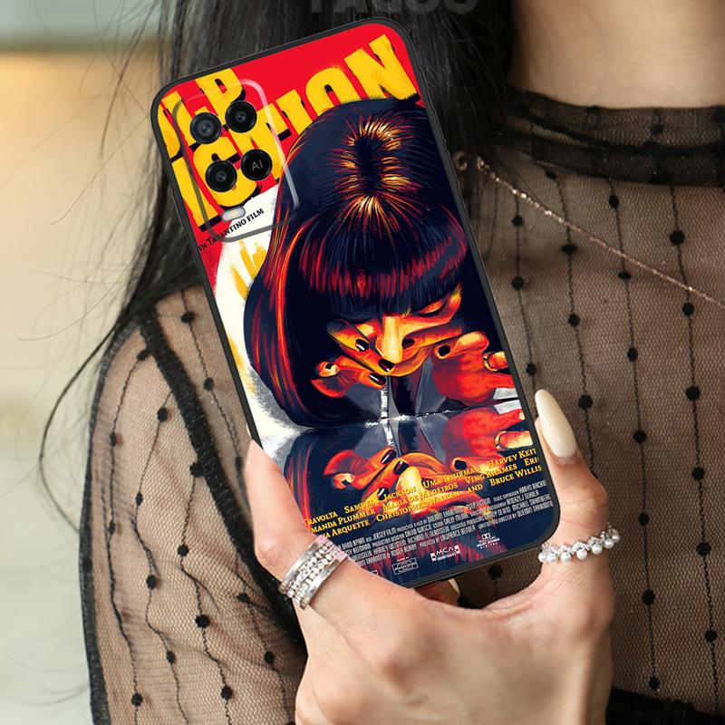 Pulp Fiction Movie Poster Case For Oppo A78 A98 A18 A38 A58 A60 A80 A40 A96 A76 A16 A94 A74 A54 A15 A17 A57 A77 A5 Pro