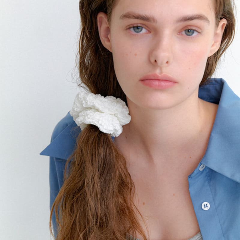 

OVLA хрустящая мини резинка-скранчи_4 цвета HS023 white