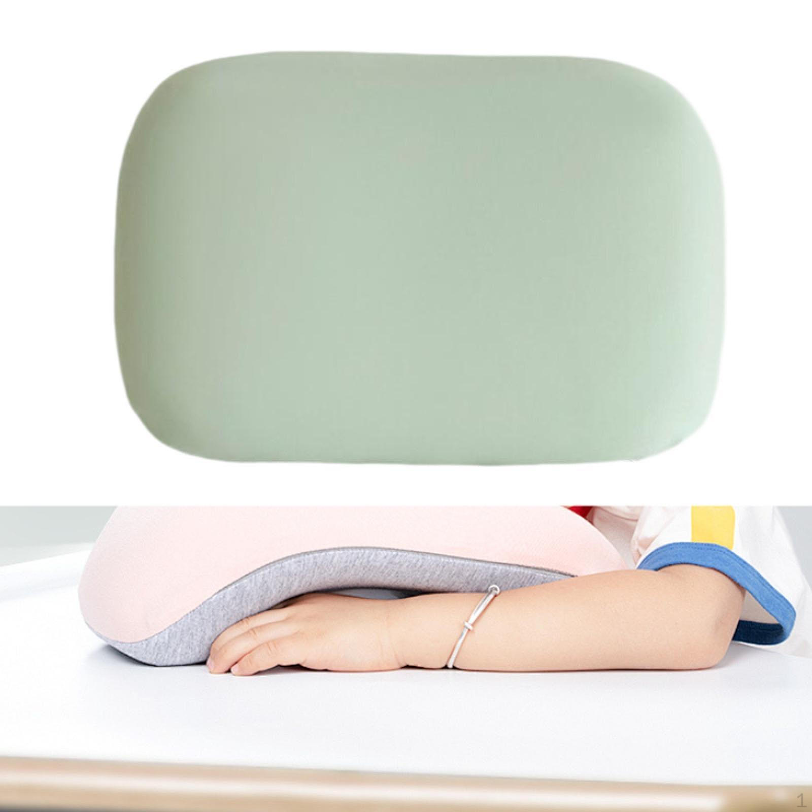 

Cervical Neck Pillow Support Comfortable Lightweight Washable Cover Sleeping for Bedroom зелёный