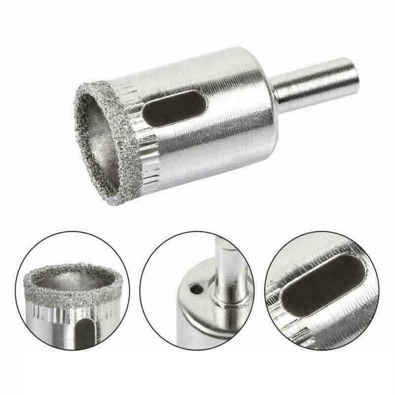 10/15 Piece Tile Drill Bit Set Diamond Coated Tile Marble Glass Ceramic Hole Saw Drill Bit Electric Drill Tool Accessories
