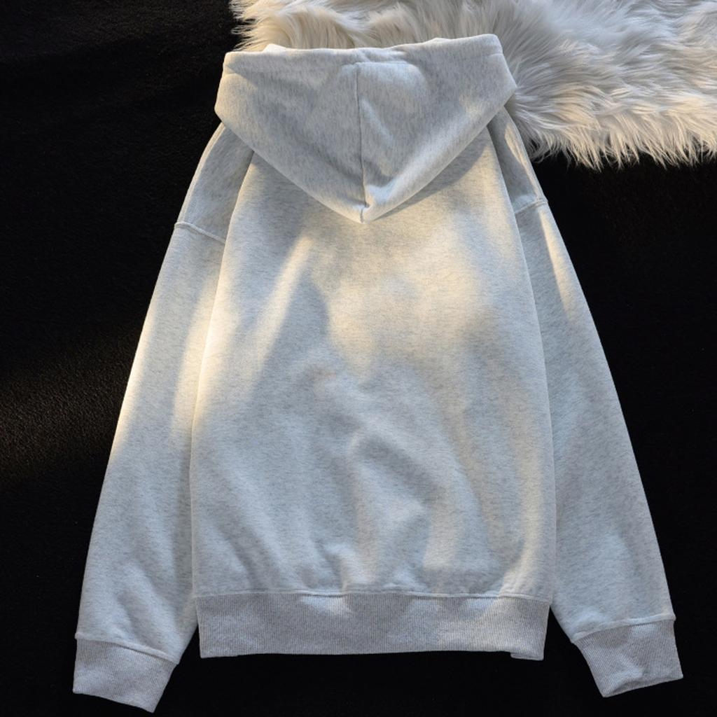 Ladies Fashion Casual Long Sleeve Round Neck Hoodie Pullover Top With  Pockets