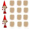 12 Pcs Gnome Beard Handmade Wooden Round Ball Unfinished Hardwood Balls for
