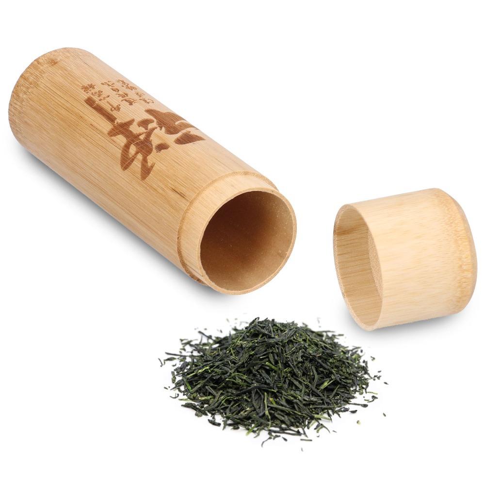 Premium Tea Storage Container Loose Leaf Tea Storage Box Canister Bamboo Tea Canister Tea Storage