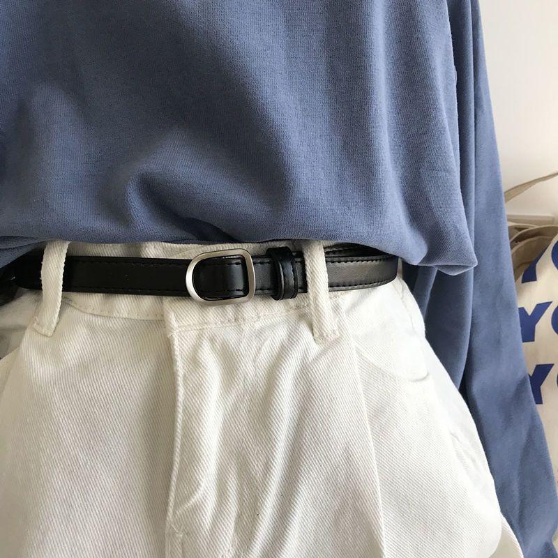 Style Versatile Korean Womens Belt With Elegant Metal Accents For Outfit Any