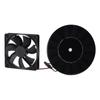 Solar Powered Exhaust Fan 10W 16CM Monocrystalline Silicon Solar Panel Ventilation Exhaust Fan Kit f