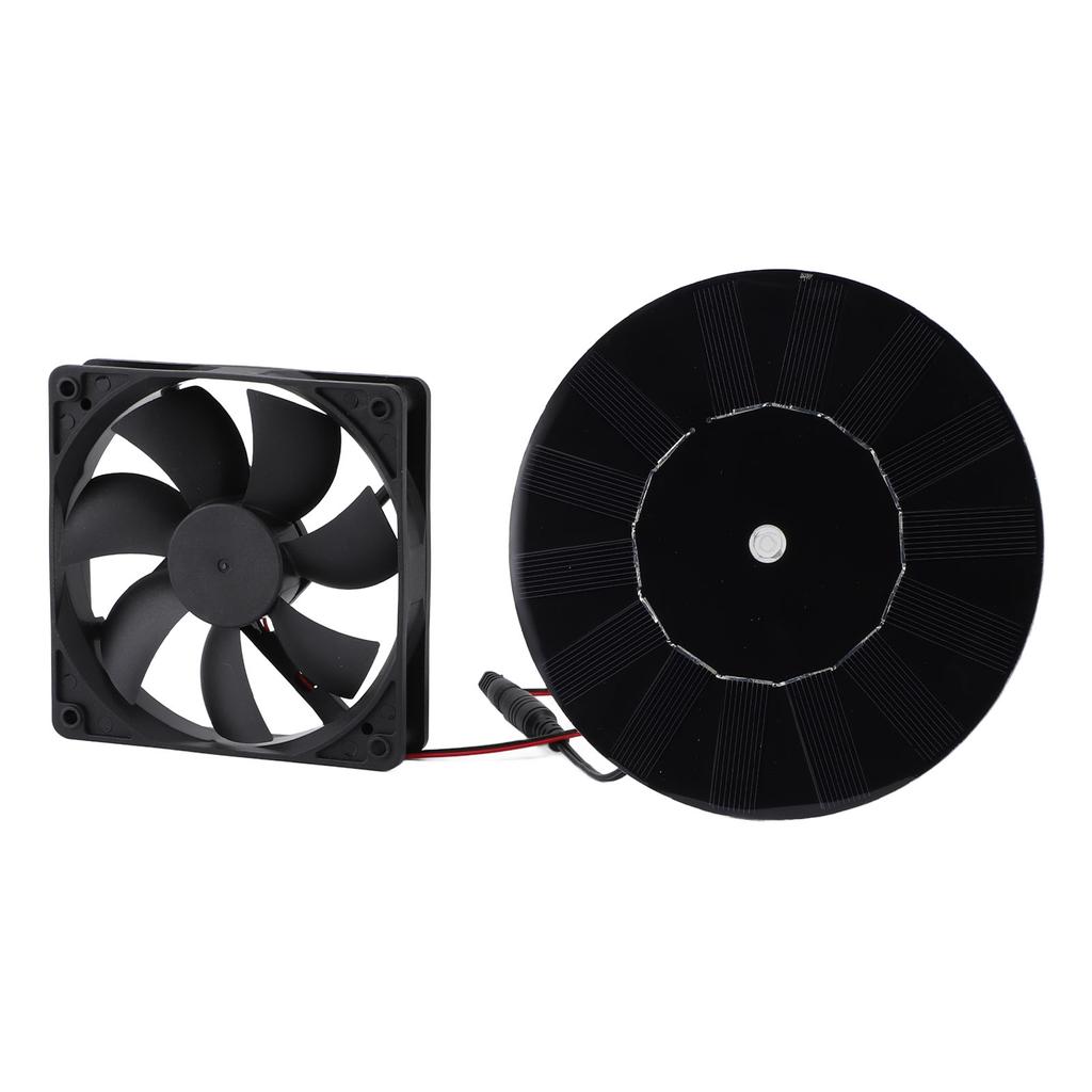 Solar Powered Exhaust Fan 10W 16CM Monocrystalline Silicon Solar Panel Ventilation Exhaust Fan Kit f