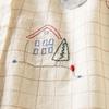 2025 Autumn/Winter Women's Mori Girl Style Plaid Embroidered Long Sleeve Shirt