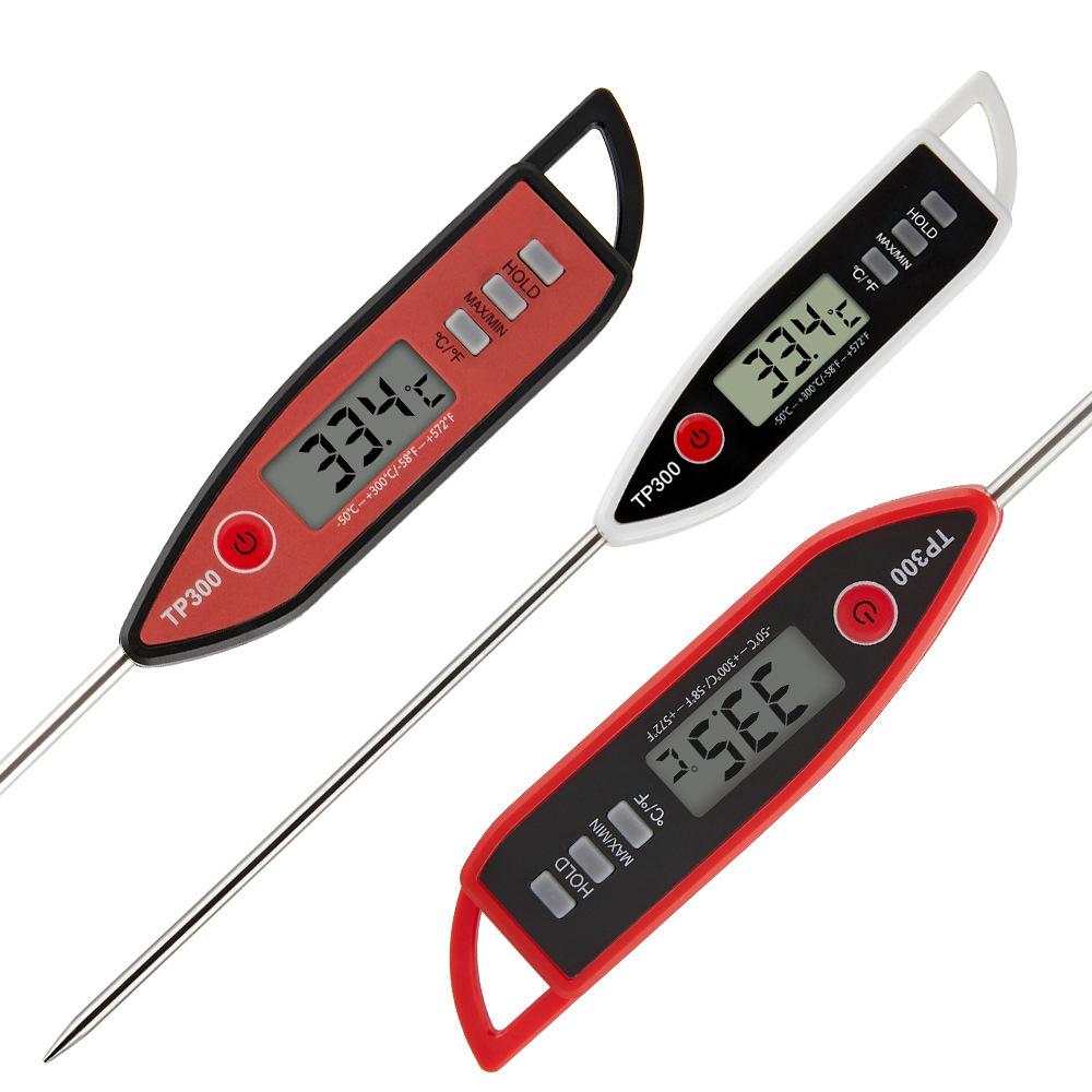 TP300 Electronic Probe Meat Thermometer for Kitchen, BBQ, Frying, Baking, and Grilling
