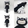 Enchanting Siren Head Series Black Cat Plush Toy Charming Horror Character Doll