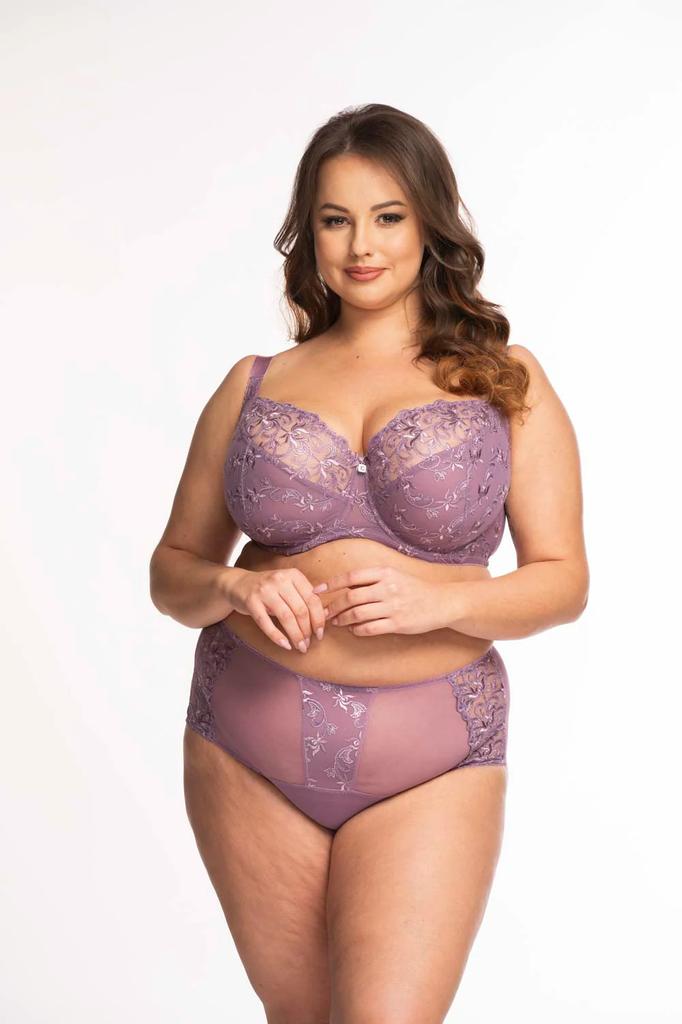 Shaping Bra Beautiful Embroidery Soft Luiza Soft Purple Nessa