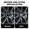 For Honda 4Pcs Car Wheel Center Hub Cap 56mm Emblem Decal Wheel Sticker For Honda Civic Mugen Accord Odyssey JAZZ CRV Fit Hrv Ja