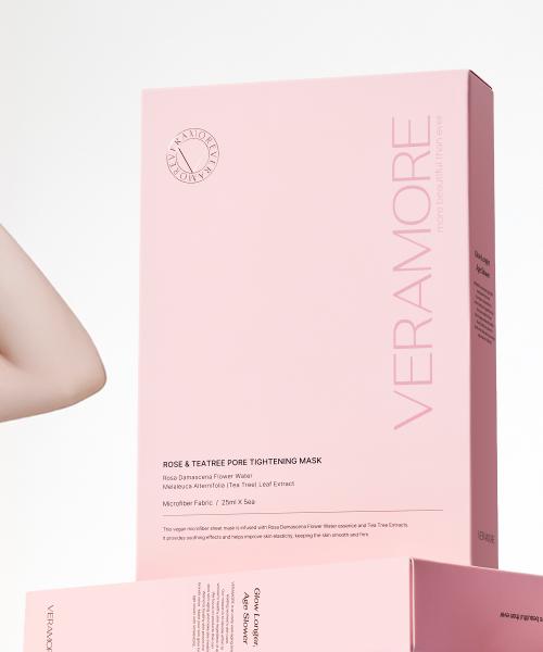 Veramore Rose & Tea Tree Pore Tightening Mask Pack (5 Sheets)