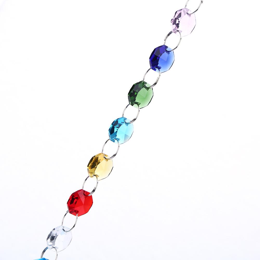 Prism Light Catcher Pendants Hanging Crystal Rainbow Maker Colorful Wind Chime for Window Cars Yard Ornament