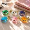 Purse Charm Keychain 1/2/3/5Pcs Cartoon Dumpling with Steamer Box Halloween Steamed Bun Backpack Accessory Keyring Bell Handbag Bag Mini
