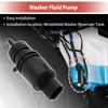 ACROPIX BMW 3 Series 7 Series Windshield Washer Pump with Grommets Windshield Washer Fluid Pump Number: 7302589 (1 Pack)