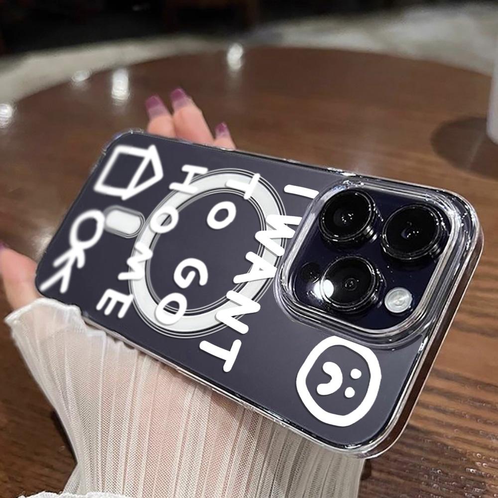 Magnetic Phone Case for iPhone 12 14 16 17 Pro 17 16 15 14 13 12 Pro Max 12 13 14 15 16 High Quality Shockproof Shell Full Protection Cute Style