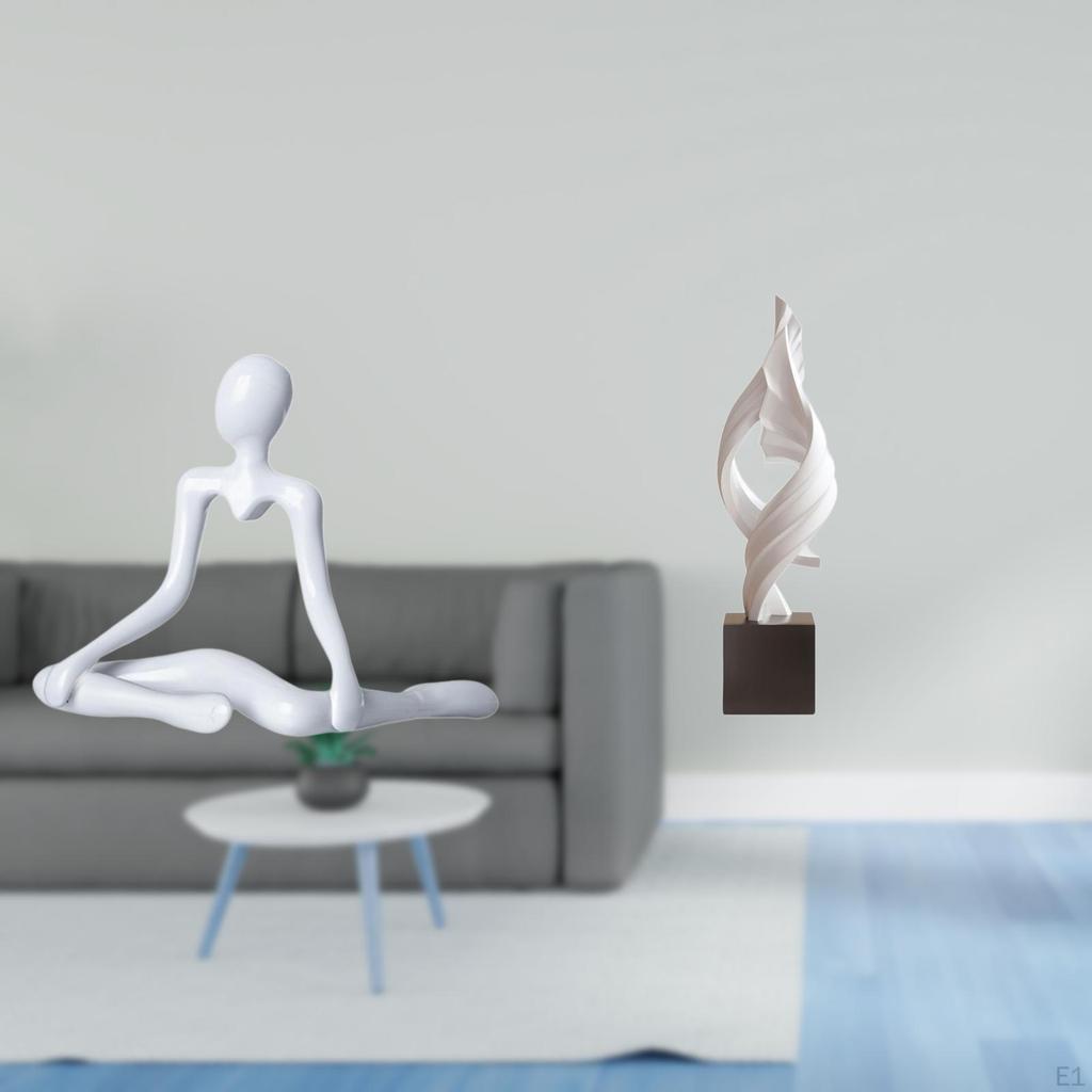 Creative Abstract Thinker Figurine Sculpture for Housewarming Gift And Office Decor Unique Resin Art