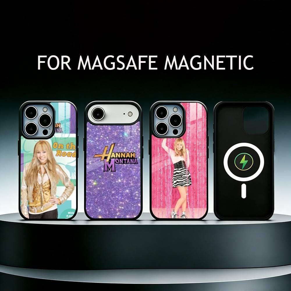 H-Hannah Montana Phone Case For iPhone17,16,15,14,13,12,11 Plus,Pro Max Magnetic For Magsafe Wireless Charging