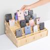 Jinlongxing Wooden Desktop Multi-Compartment Phone Storage Box for Office Meetings, Classrooms, And Schools, 36 Slots