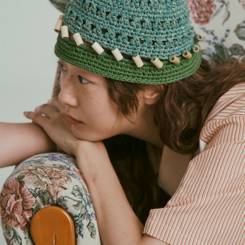 MISU A BARBE WOODY BEANIE MINT