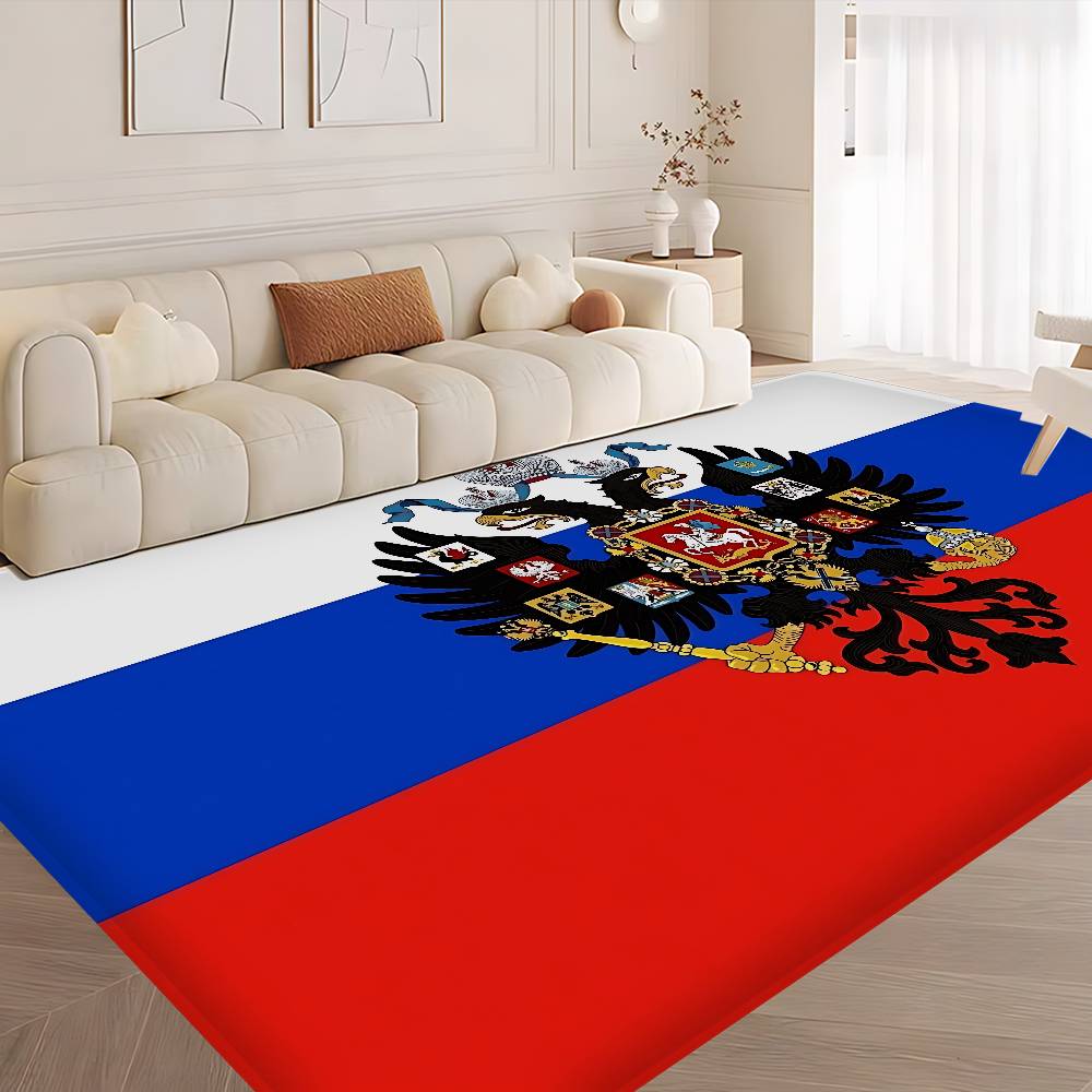 R-Russian Flag Room Mats Retro Multiple Choice Living Room Kitchen Rug Non-Slip Welcome Rug