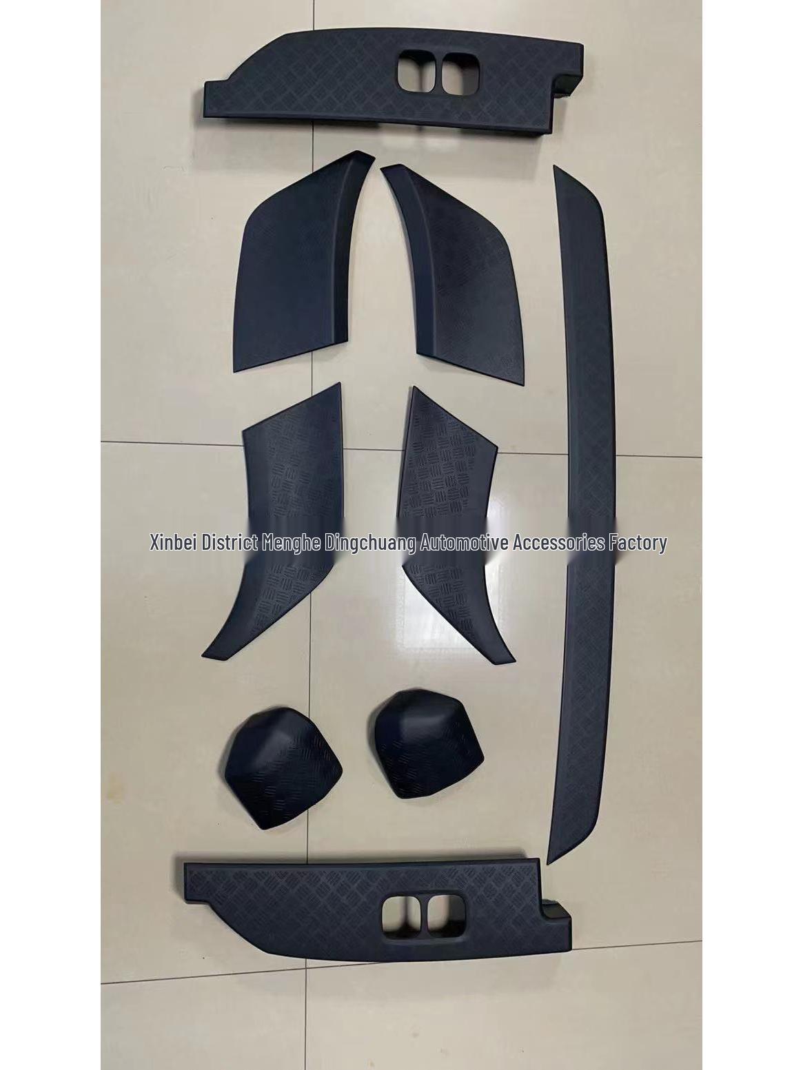 

Защита кузова Defender 110 2020, комплект из 9 частей: Полоски против царапин и столкновений