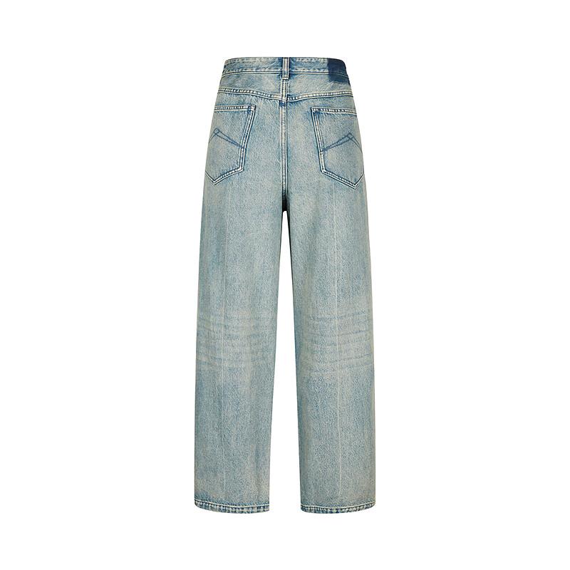 CROQUIS Men's 2025 Autumn Loose Straight-Leg Jeans